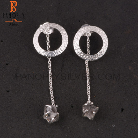 Herkimer Diamond Casual 925 Sterling Silver Earring