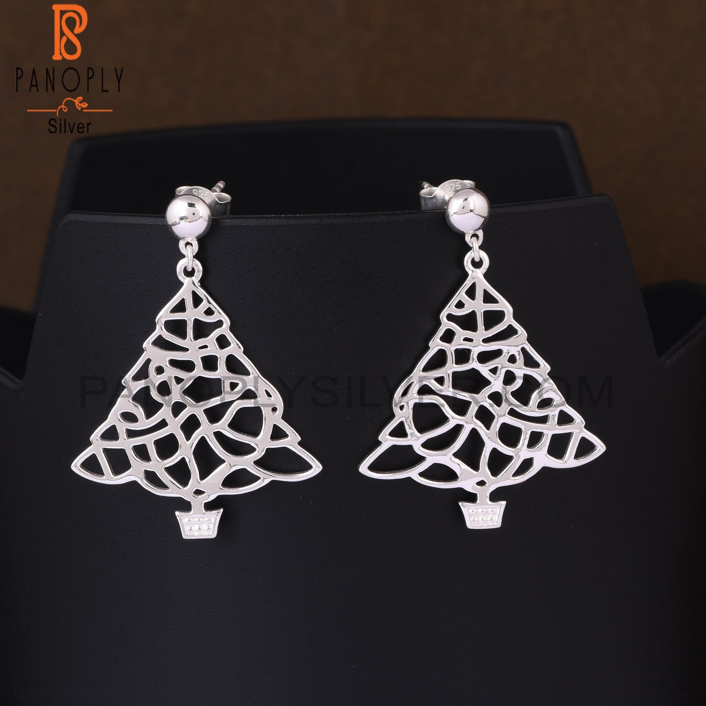 Unique 925 Sterling Silver Party Wear Earrings