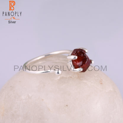 Pink Tourmaline 925 Sterling Silver Anniversary Ring