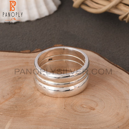 Fine 925 Sterling Silver Band Ring