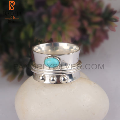 Arizona Turquoise 925 Sterling Silver Hypoallergenic Ring