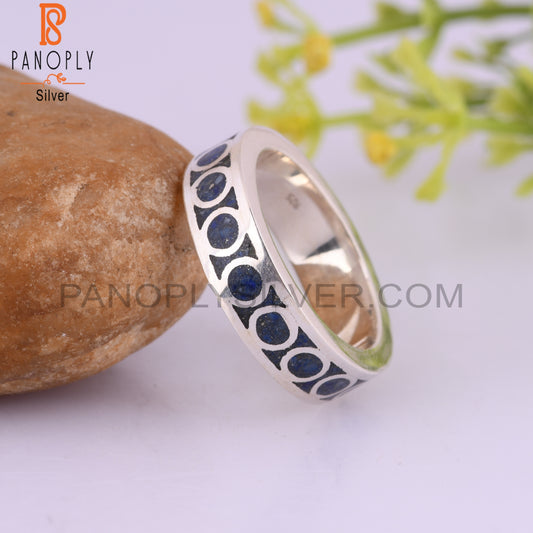 Stylish Lapis 925 Sterling Silver New Ring