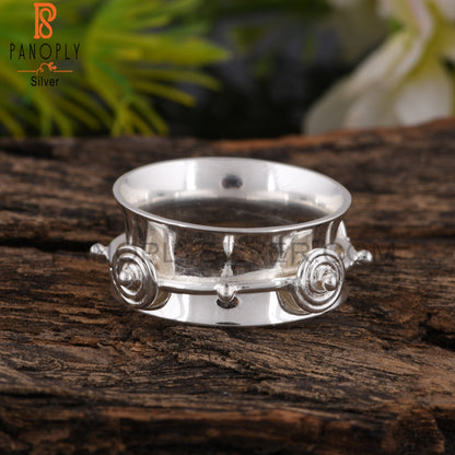 Spinner Handmade 925 Sterling Silver Ring