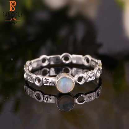 Ethiopian Opal 925 Sterling Silver Women’s Ring