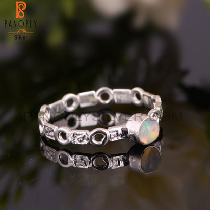 Ethiopian Opal 925 Sterling Silver Women’s Ring