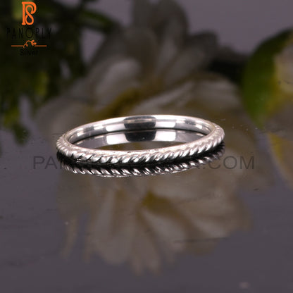 Twist 925 Handmade Sterling Silver Ring