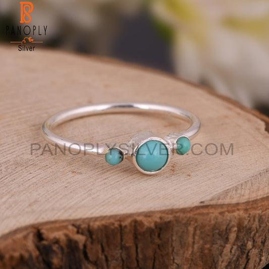 Arizona Turquoise 925 Silver Engagement Ring