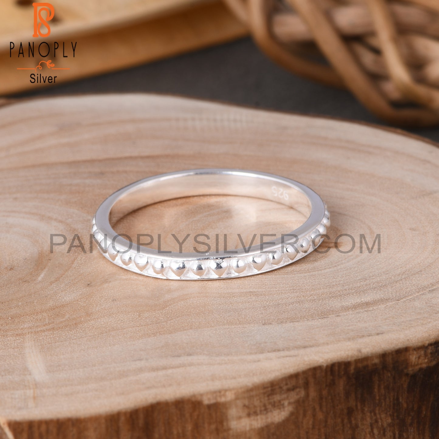 Unique Designer 925 Sterling Silver Thin Band Ring