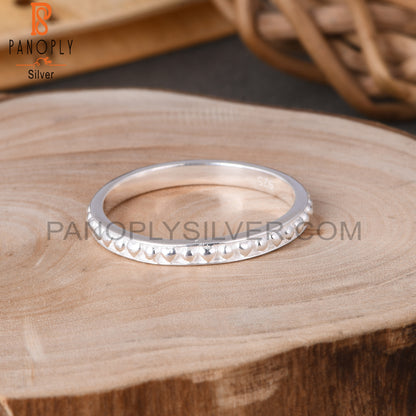 Unique Designer 925 Sterling Silver Thin Band Ring