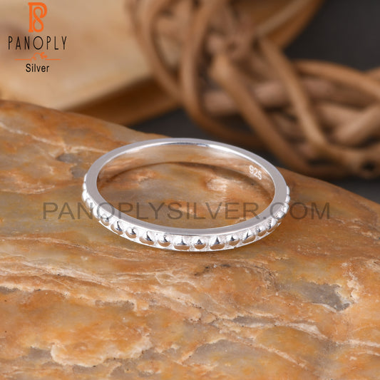 Unique Designer 925 Sterling Silver Thin Band Ring