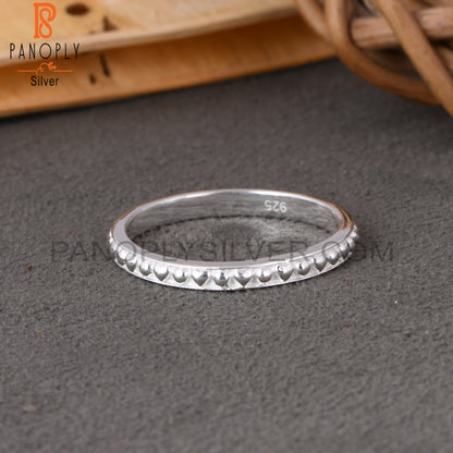 Unique Designer 925 Sterling Silver Thin Band Ring