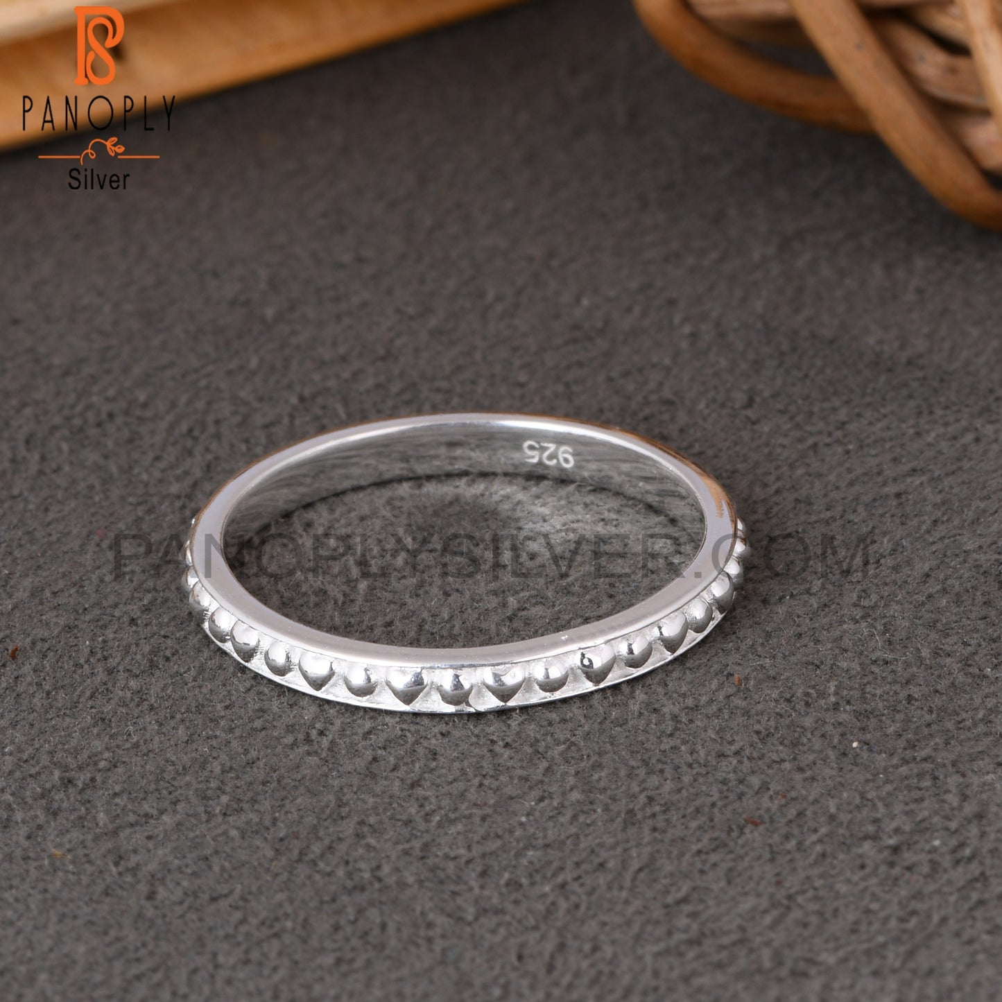 Unique Designer 925 Sterling Silver Thin Band Ring