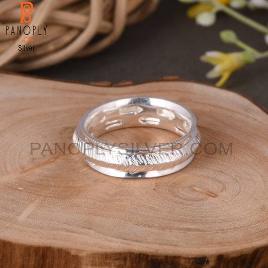 Women Spinner 925 Sterling Silver Ring