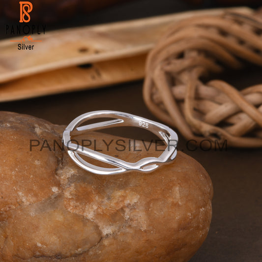 Twist 925 Sterling Silver Ring