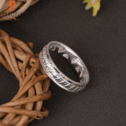 Two Band Spinner 925 Silver Ring