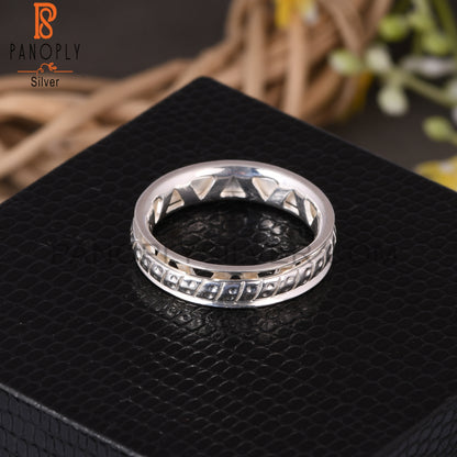 Two Band Spinner 925 Silver Ring