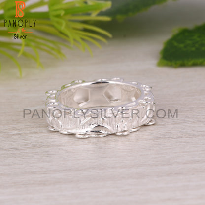 Spinner 925 Sterling Silver Ring For Girls