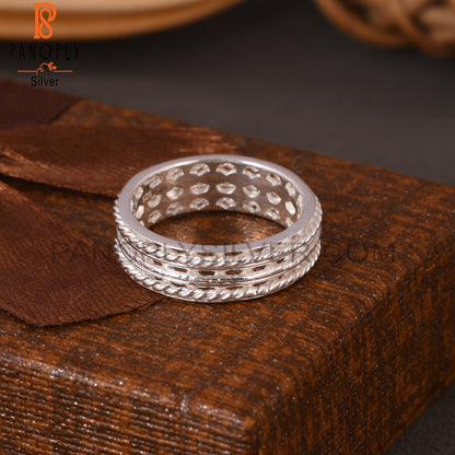 Double Wire 925 Sterling Silver Ring