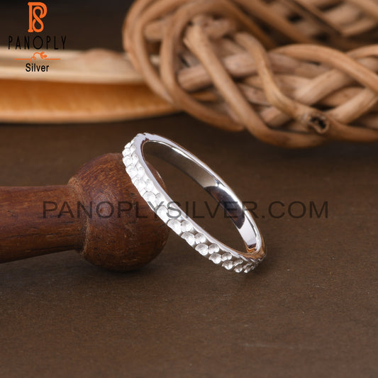 Texture 925 Sterling Silver Beautiful Ring