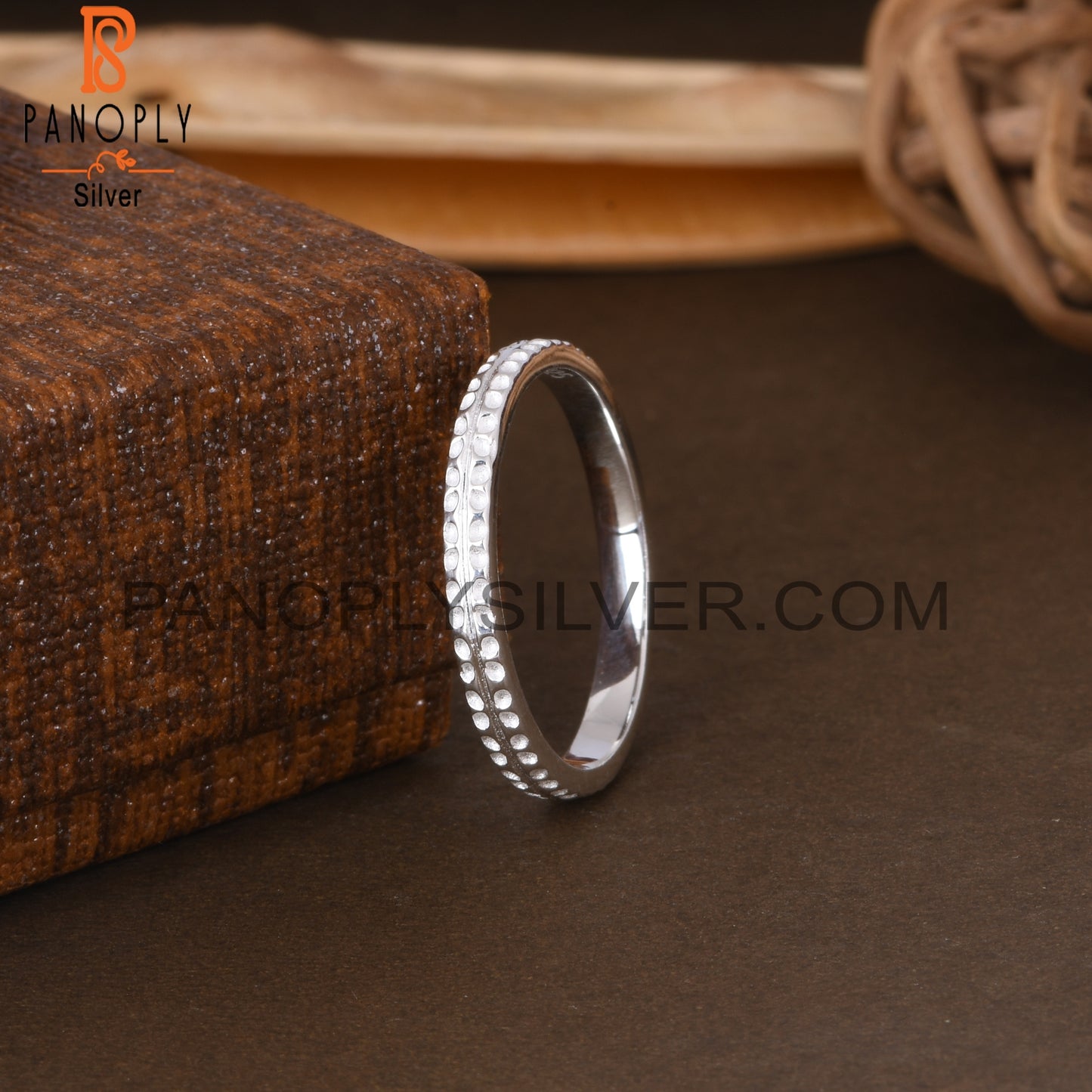 Texture 925 Sterling Silver Ring For Women