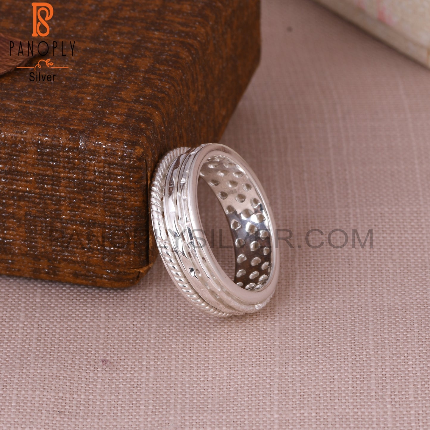 Double Wire 925 Sterling Silver Ring Band