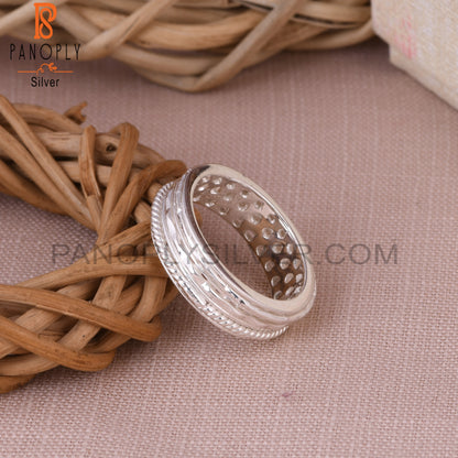 Double Wire 925 Sterling Silver Ring Band