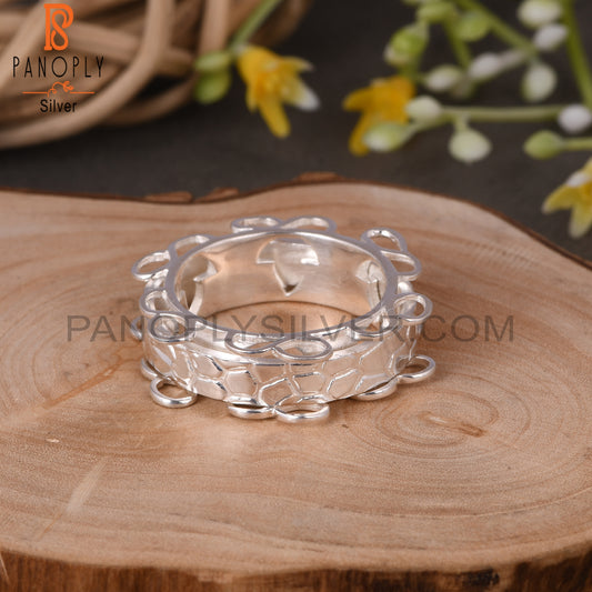 Circular Loop 925 Sterling Silver Ring