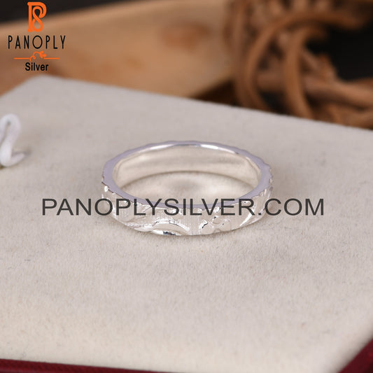 Branch Shape Spinner 925 Sterling Silver Ring