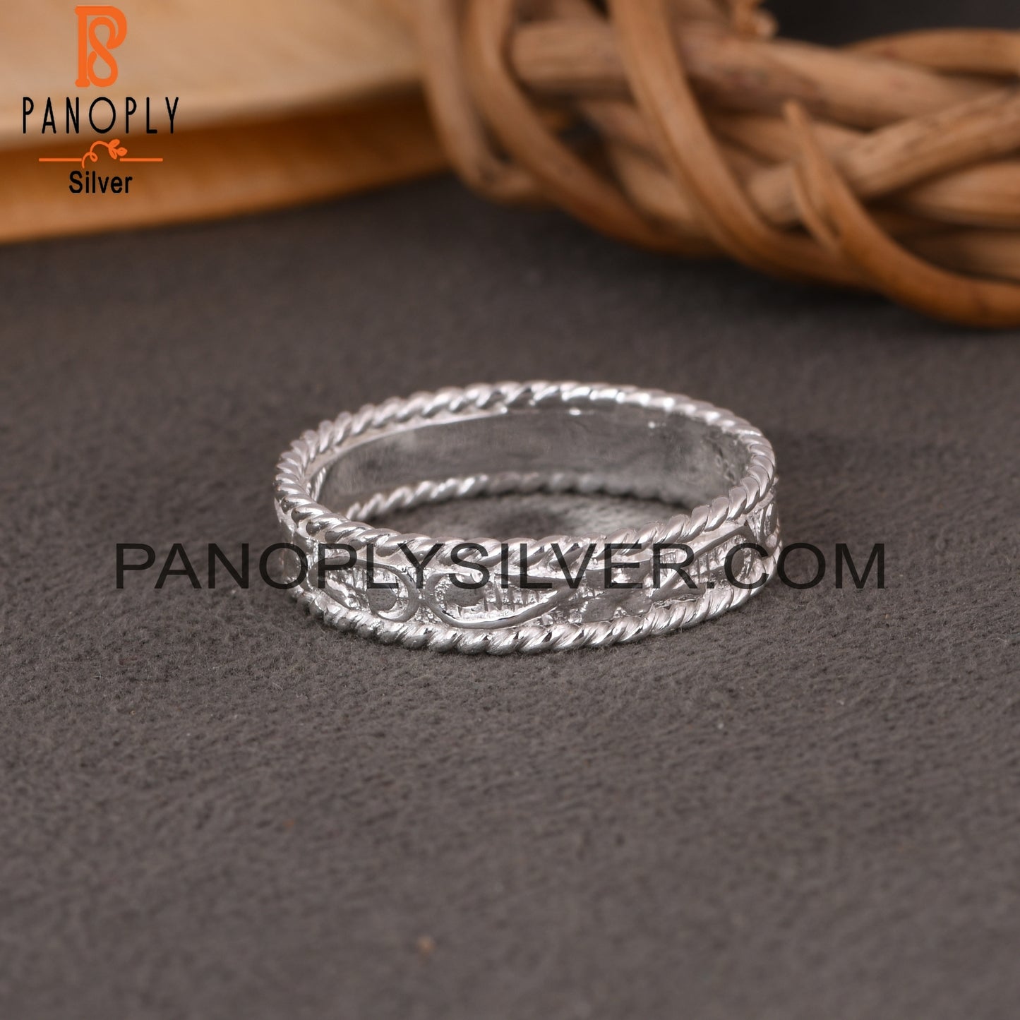 925 Sterling Silver Branch Shape Ring