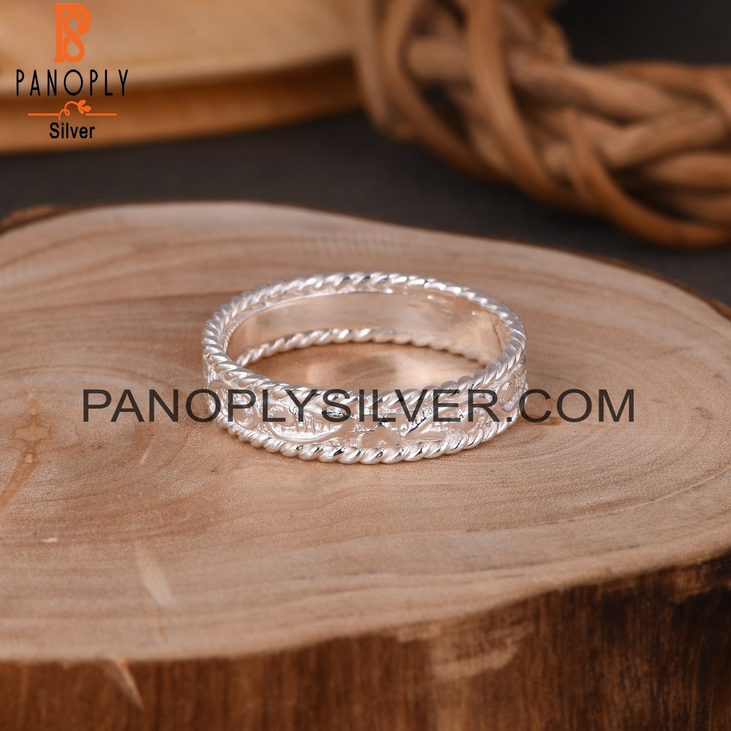 925 Sterling Silver Branch Shape Ring