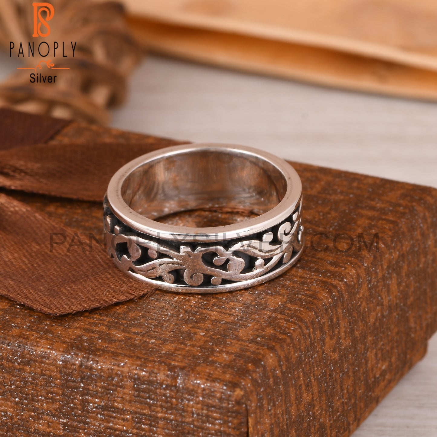 Spinner Filigree 925 Sterling Silver Ring