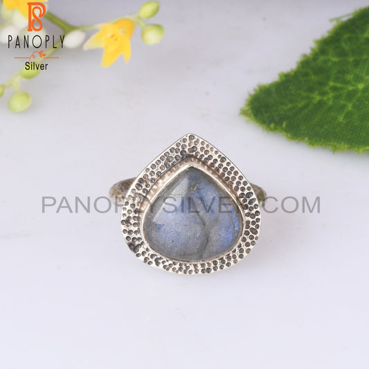 Labradorite 925 Sterling Silver Ring