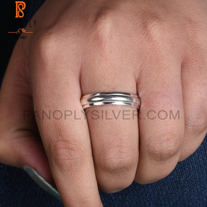 925 Sterling Silver Spinner Ring Band