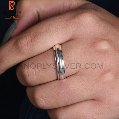 925 Sterling Silver Spinner Ring Band