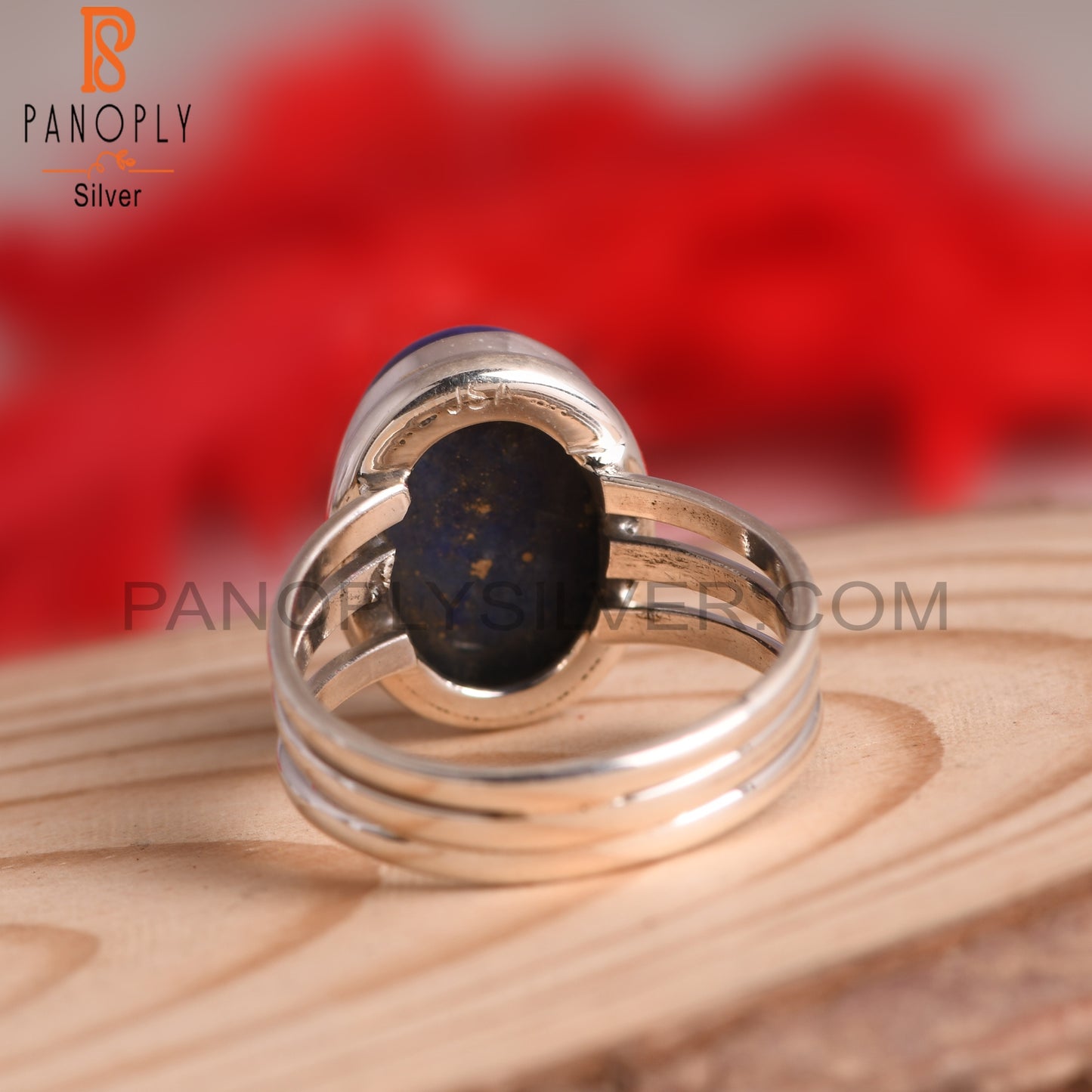 Lapis Lazuli 925 Sterling Silver Ring For Wedding